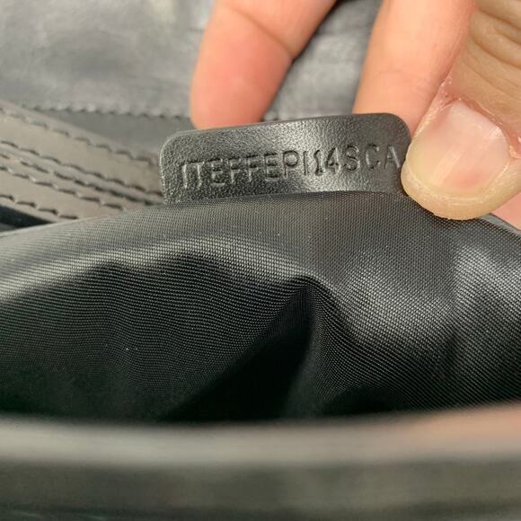 Burberry Bridle Dutton Hobo Bag Leather Double Belted Gold Buckle Black - Picture 15 of 15